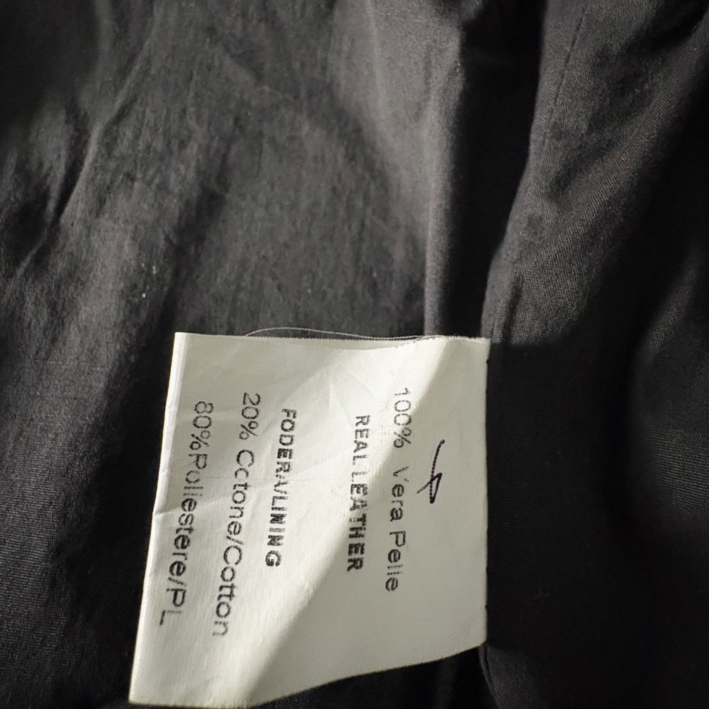 Please Italian Leather Coat size XS to S - Picture 8 of 11